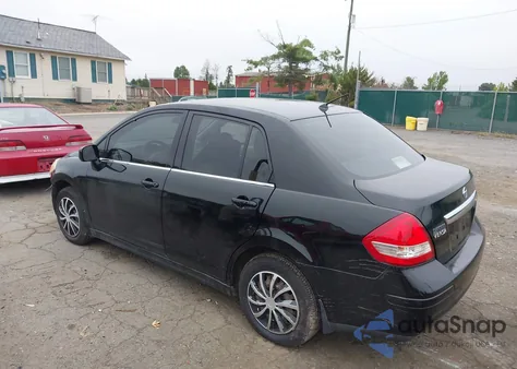 2008 Nissan Versa 1.8S из США, поврежденный, VIN 3N1BC11E38L384308